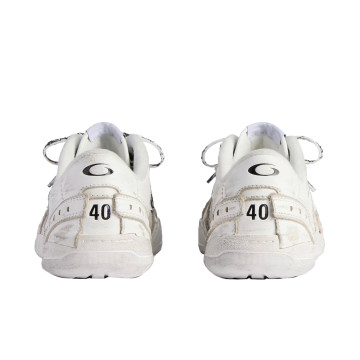 Visuel 3 : Collection Balenciaga Bordeaux | Sneakers Hamptons blanc| Parenthese Bordeaux