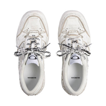 Visuel 4 : Collection Balenciaga Bordeaux | Sneakers Hamptons blanc| Parenthese Bordeaux