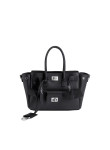 Visuel 1 : Collection Balenciaga Bordeaux | Sac Bel Air mini noir| Sac de Luxe Parenthese Bordeaux