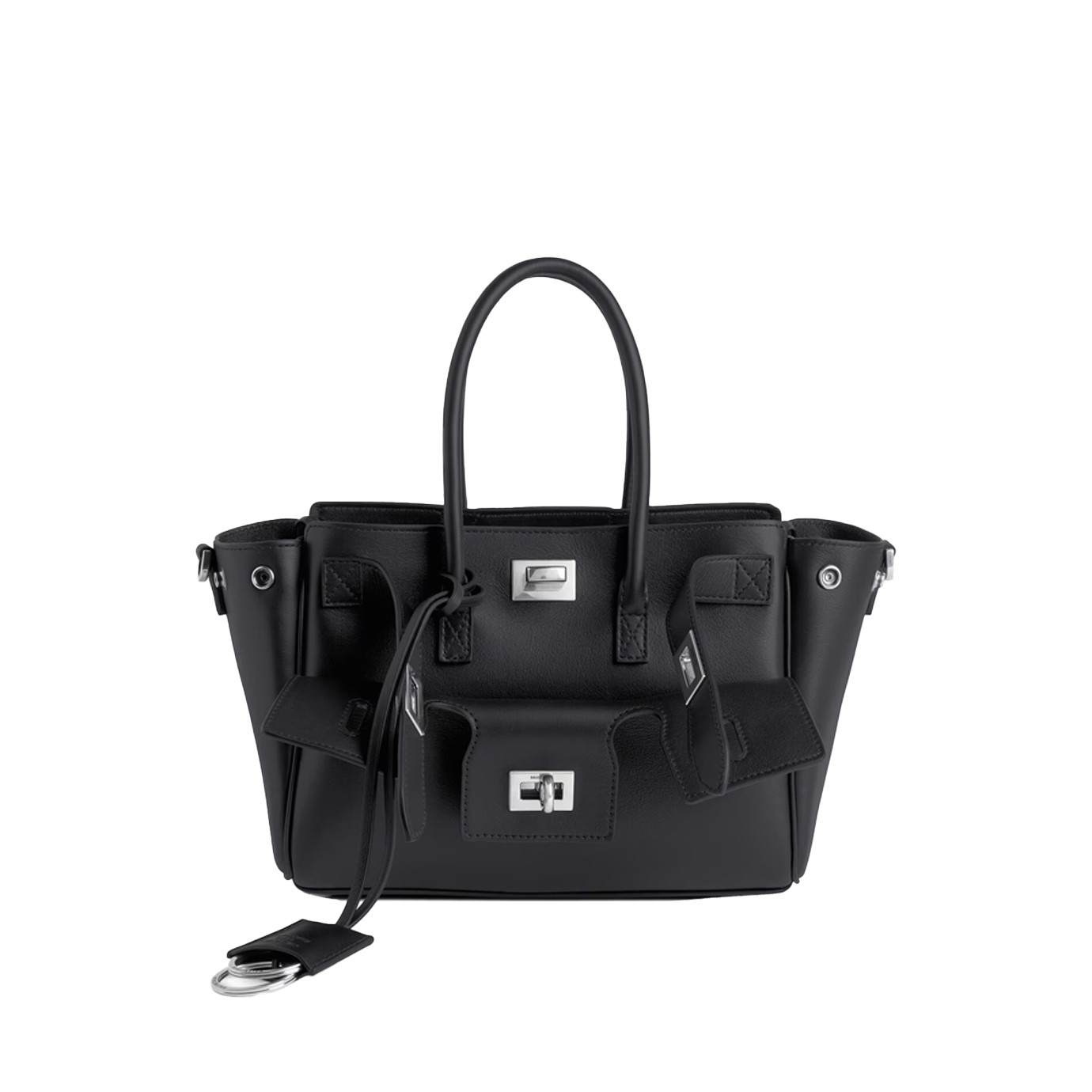 Visuel 1 : Collection Balenciaga Bordeaux | Sac Bel Air mini noir| Sac de Luxe Parenthese Bordeaux