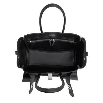 Visuel 5 : Collection Balenciaga Bordeaux | Sac Bel Air mini noir| Sac de Luxe Parenthese Bordeaux