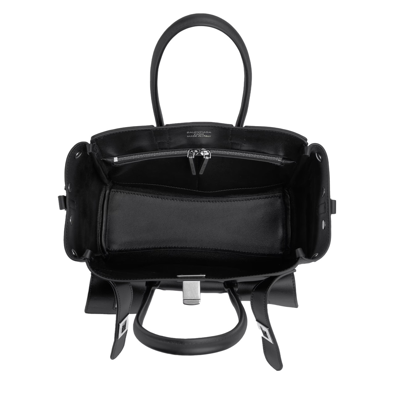 Visuel 5 : Collection Balenciaga Bordeaux | Sac Bel Air mini noir| Sac de Luxe Parenthese Bordeaux