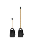 Visuel 4 : Saint Laurent Sac | Loulou medium en cuir noir et or | Boutique Parenthese