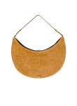Visuel 1 : Collection Jacquemus| Le sac Ovalo en veau velours camel imprimé croco | Boutique Parenthese Bordeaux