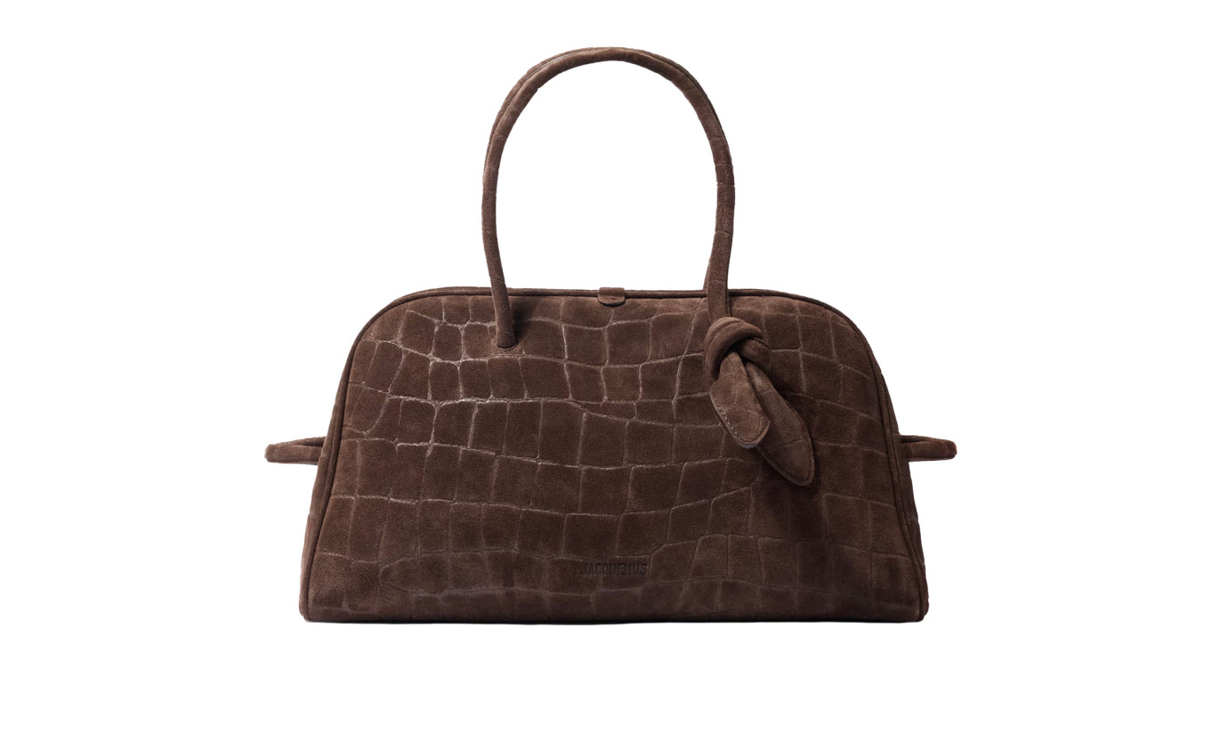 Visuel 1 :  Jacquemus | Le Turismo effet croco dark brown|Boutique Parenthese Bordeaux
