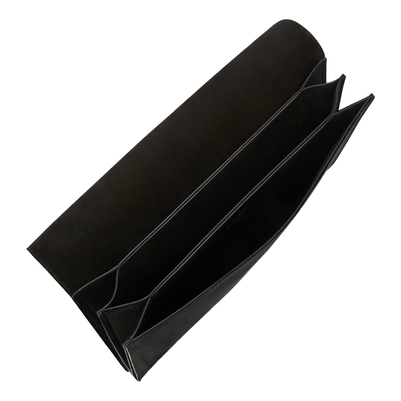 Visuel 3 : Collection Givenchy Bordeaux | Pochette Tape satin noir | Sacs de Luxe Parenthese Bordeaux