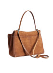 Visuel 4 : Collection Balenciaga|Sac Rodeo Medium en veau velours camel| Boutique Parenthese Bordeaux