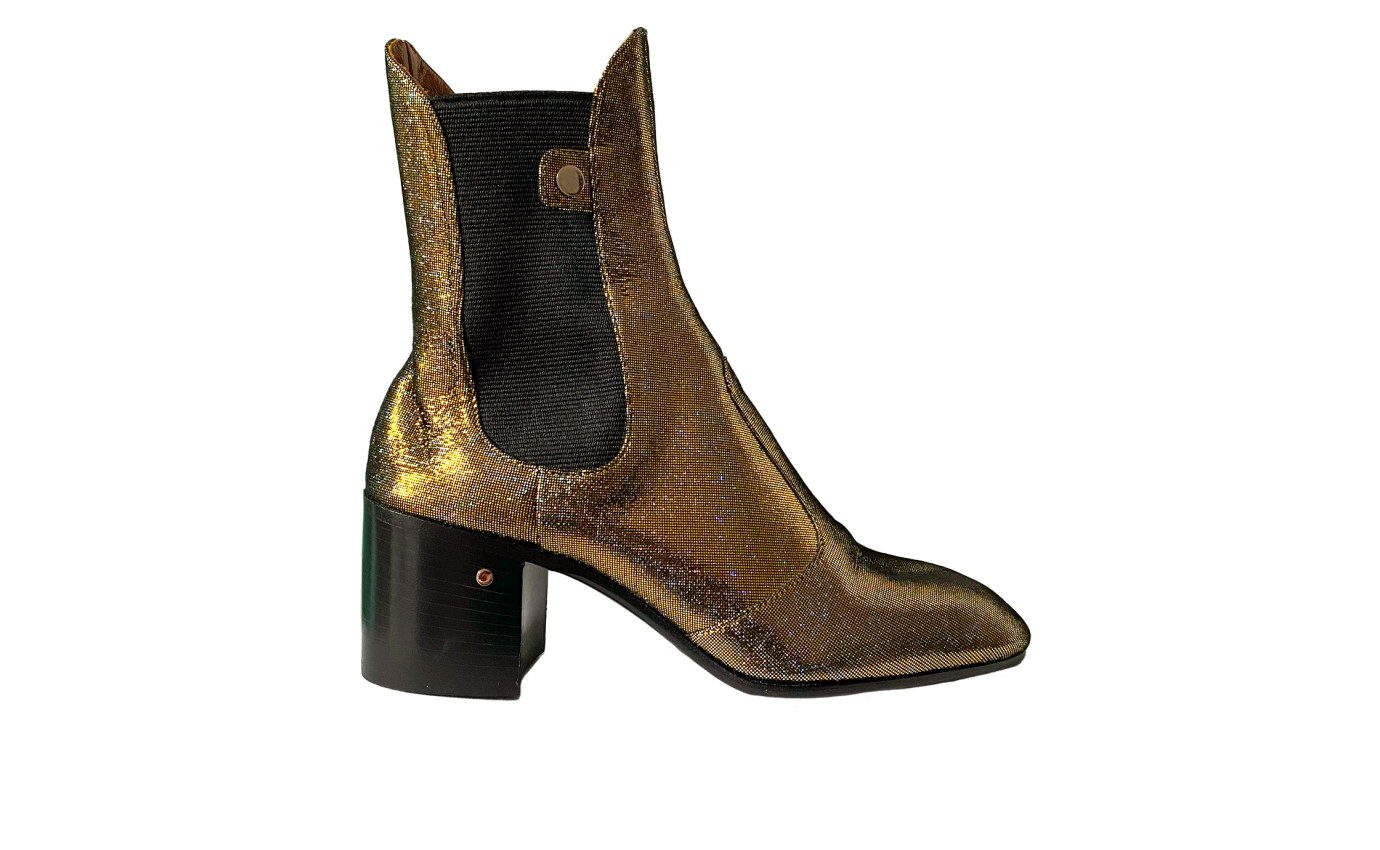 Visuel 1 : Laurence Dacade | Bottine Angie gold | Boutique Parenthese