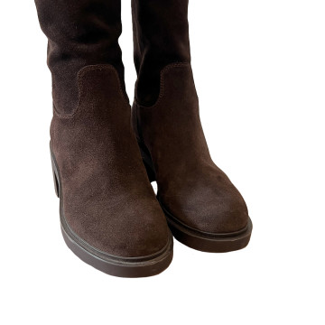 Visuel 3 : Gianvito rossi| Botte Hynde marron| Boutique Parenthese Bordeaux