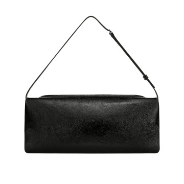 Visuel 4 : Courrèges | Pochette Cuff en cuir naplack noir| Boutique Parenthese Bordeaux