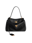 Visuel 2 : Collection Balenciaga Bordeaux | Sac Rodeo small en cuir noir|  Sac de Luxe Parenthese Bordeaux