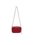 Visuel 4 : Courrèges | Sac camera reedition en cuir groseille| Boutique Parenthese Bordeaux