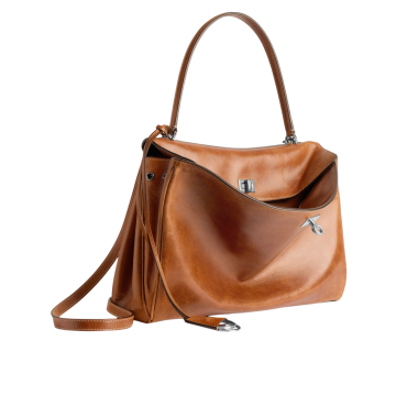 Visuel 3 : Collection Balenciaga|Sac Rodeo Medium en cuir beige cow-boy| Boutique Parenthese Bordeaux
