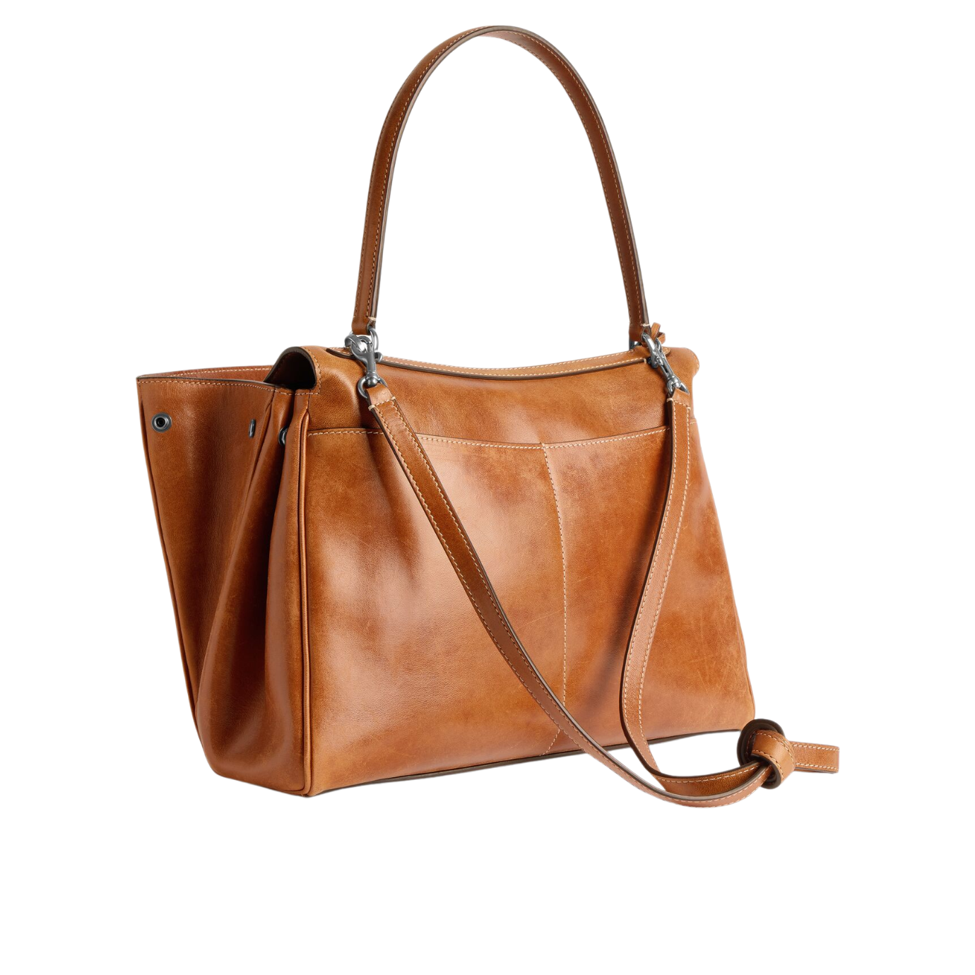 Visuel 4 : Collection Balenciaga|Sac Rodeo Medium en cuir beige cow-boy| Boutique Parenthese Bordeaux