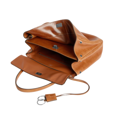 Visuel 5 : Collection Balenciaga|Sac Rodeo Medium en cuir beige cow-boy| Boutique Parenthese Bordeaux