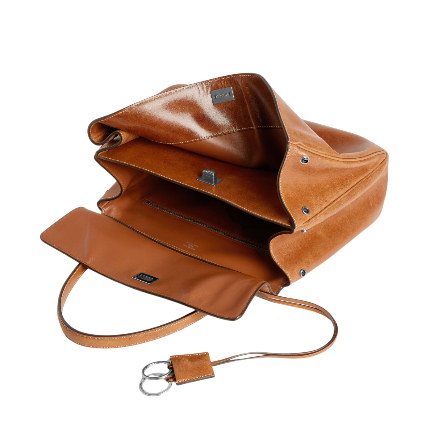 Visuel 5 : Collection Balenciaga|Sac Rodeo Medium en cuir beige cow-boy| Boutique Parenthese Bordeaux