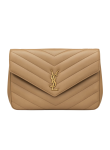 Visuel 1 : Saint Laurent Sac | Loulou large en cuir natural tan | Boutique Parenthese