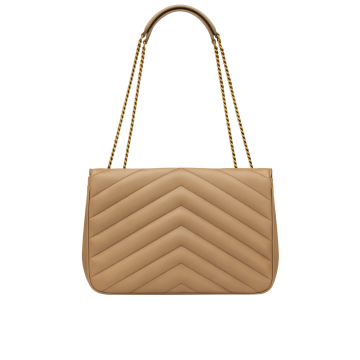 Visuel 3 : Saint Laurent Sac | Loulou large en cuir natural tan | Boutique Parenthese