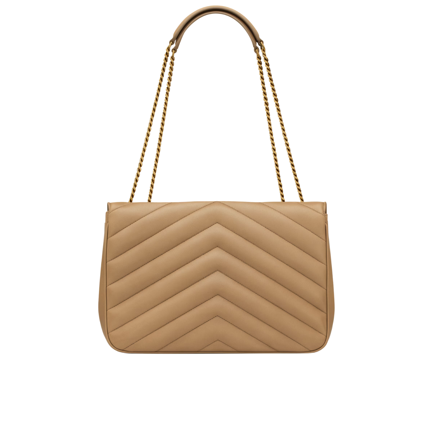 Visuel 3 : Saint Laurent Sac | Loulou large en cuir natural tan | Boutique Parenthese