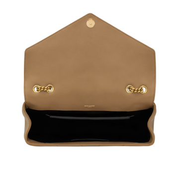 Visuel 5 : Saint Laurent Sac | Loulou large en cuir natural tan | Boutique Parenthese