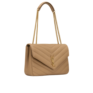 Visuel 6 : Saint Laurent Sac | Loulou large en cuir natural tan | Boutique Parenthese
