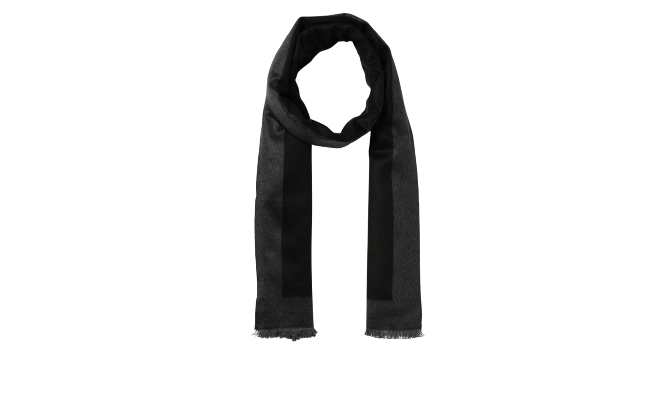 Visuel 1 : Saint Laurent | Écharpe cassandre bicolore| Boutique Parenthese Bordeaux