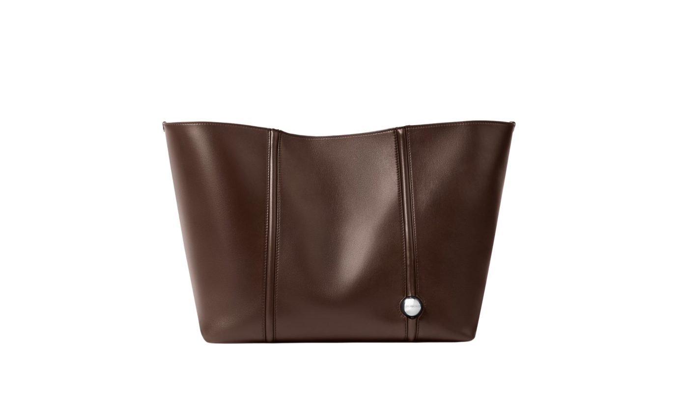 Visuel 1 : Jacquemus | Sac Cabas Le Marino en cuir marron | Boutique Parenthese Bordeaux
