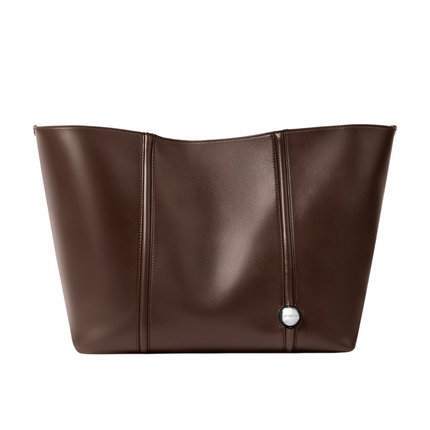 Visuel 1 : Jacquemus | Sac Cabas Le Marino en cuir marron | Boutique Parenthese Bordeaux