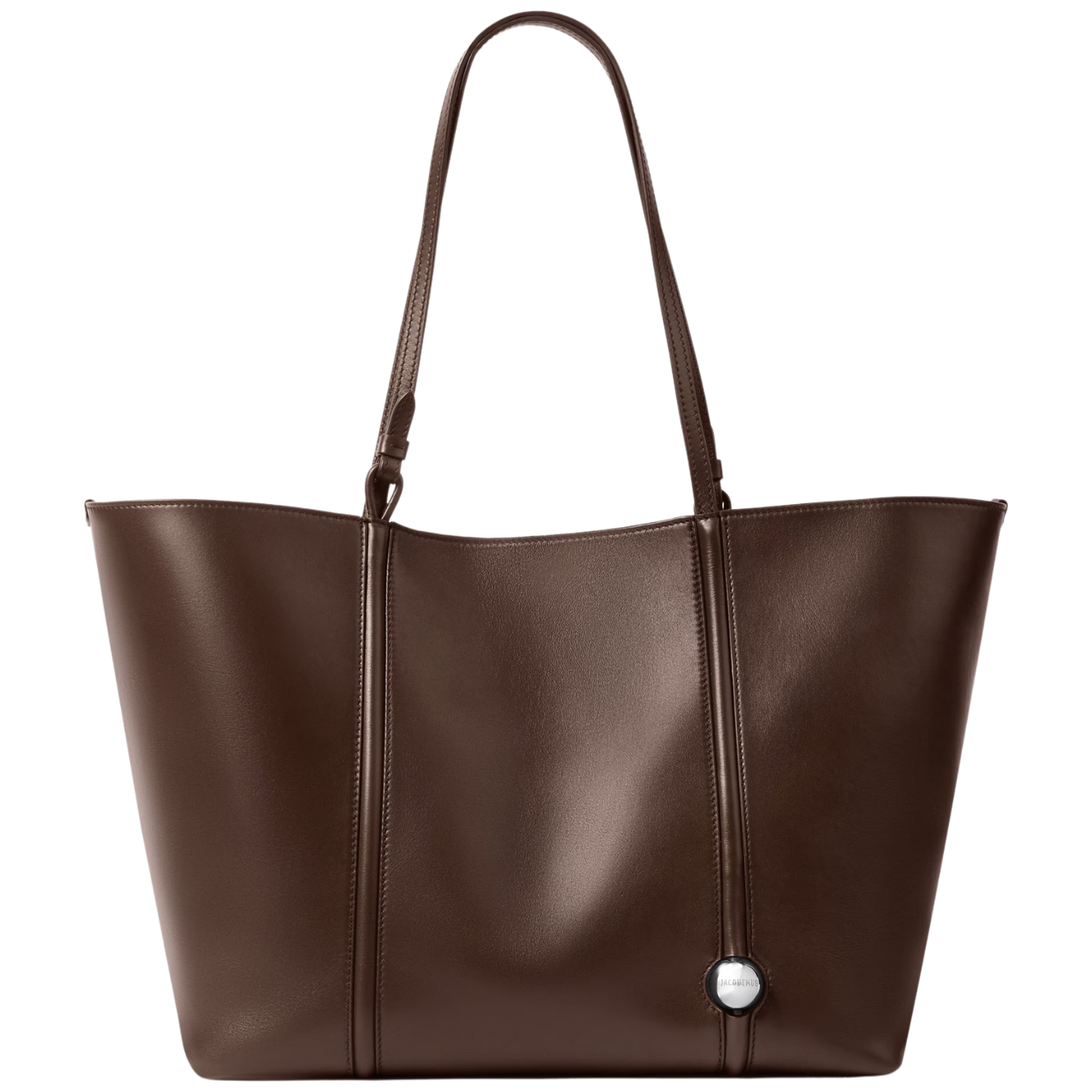 Visuel 2 : Jacquemus | Sac Cabas Le Marino en cuir marron | Boutique Parenthese Bordeaux