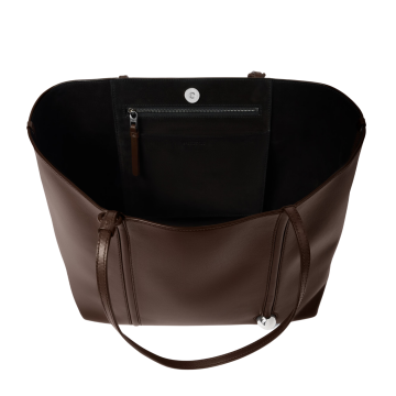 Visuel 3 : Jacquemus | Sac Cabas Le Marino en cuir marron | Boutique Parenthese Bordeaux