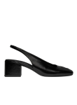 Visuel 1 : Collection Courrèges Bordeaux | Slingback heritage noir| Boutique Parenthese