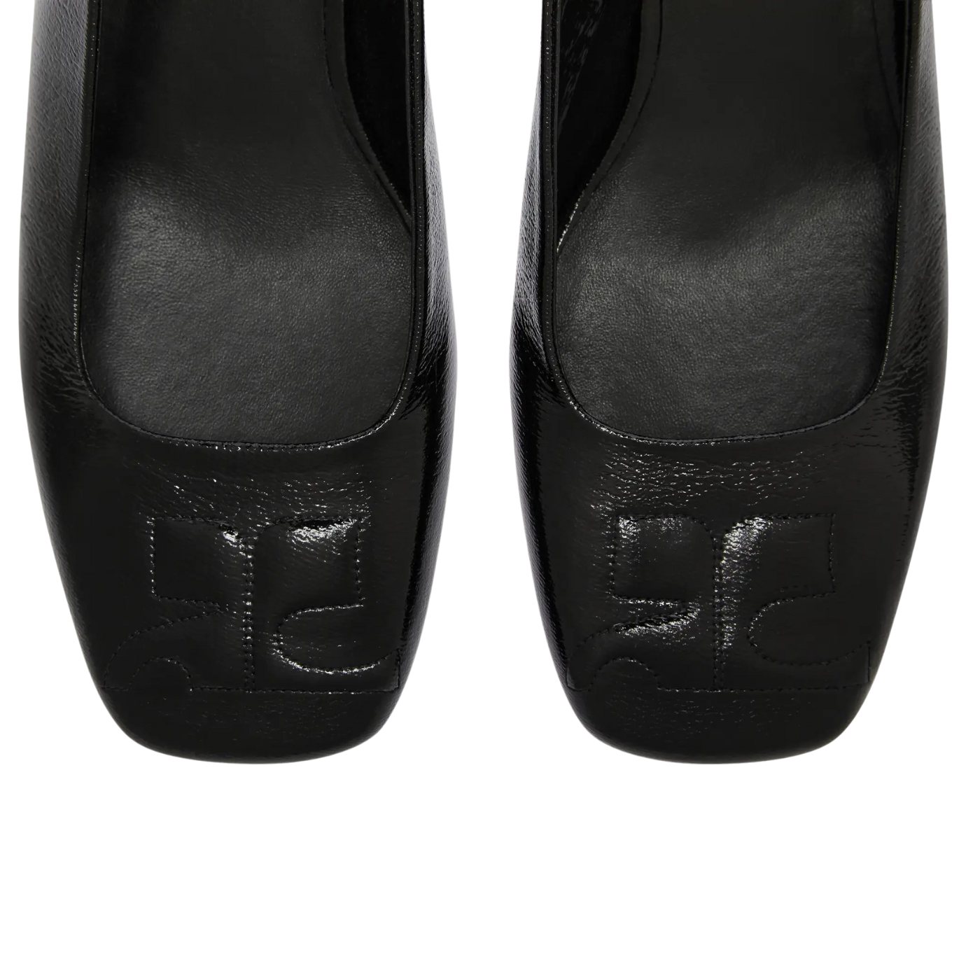 Visuel 4 : Collection Courrèges Bordeaux | Slingback heritage noir| Boutique Parenthese