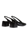 Visuel 3 : Collection Courrèges Bordeaux | Slingback heritage noir| Boutique Parenthese