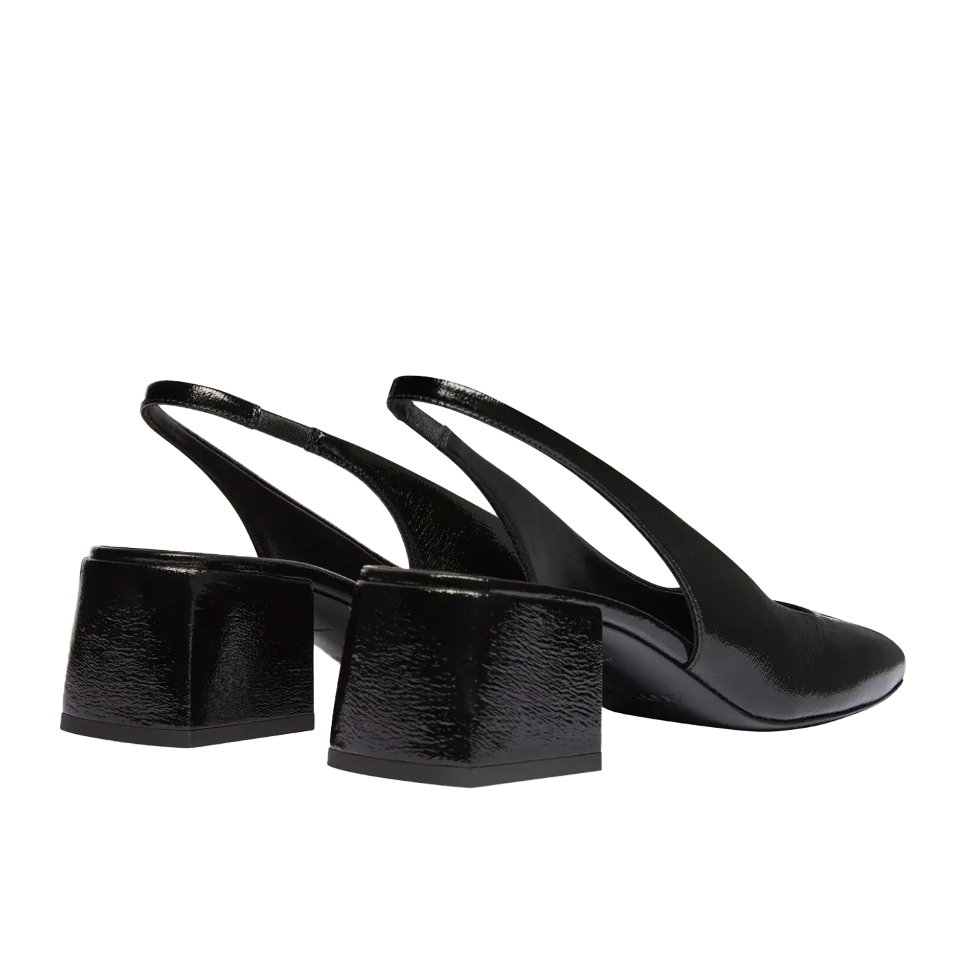 Visuel 3 : Collection Courrèges Bordeaux | Slingback heritage noir| Boutique Parenthese