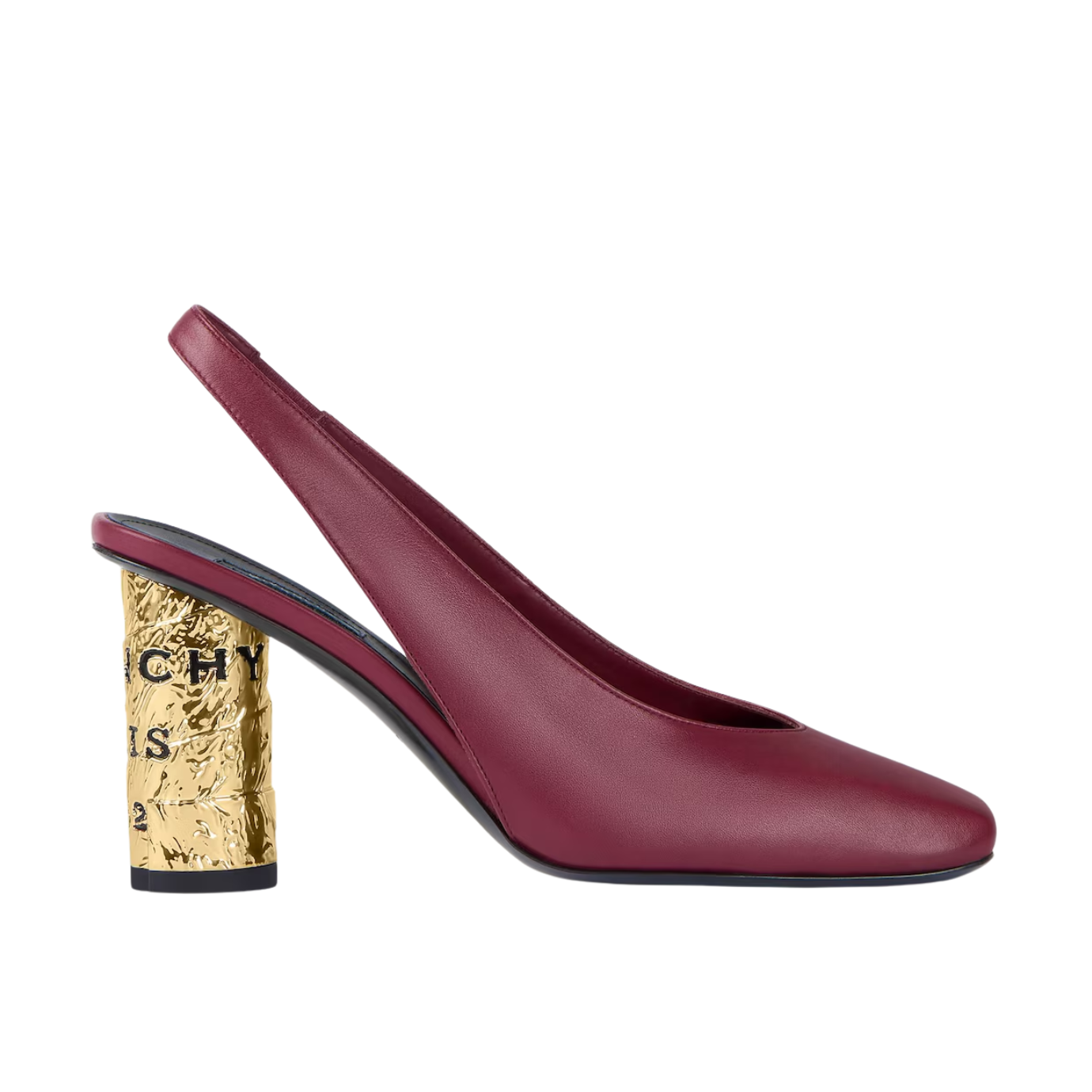 Visuel 2 : Collection Givenchy Bordeaux | Slingback tape 85 bordeaux| Boutique Parenthese