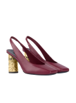 Visuel 1 : Collection Givenchy Bordeaux | Slingback tape 85 bordeaux| Boutique Parenthese
