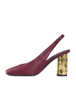 Visuel 3 : Collection Givenchy Bordeaux | Slingback tape 85 bordeaux| Boutique Parenthese