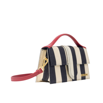 Visuel 3 : Jacquemus | Sac Le Grand Bambino Raphia Rayé| Boutique Parenthese Bordeaux
