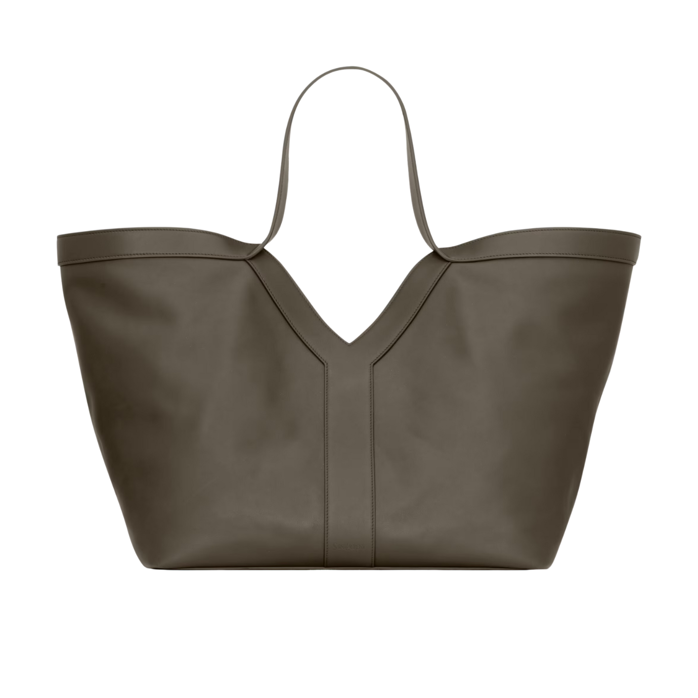 Visuel 1 : Saint Laurent | Cabas en cuir grainé light musk | Boutique Parenthese Bordeaux