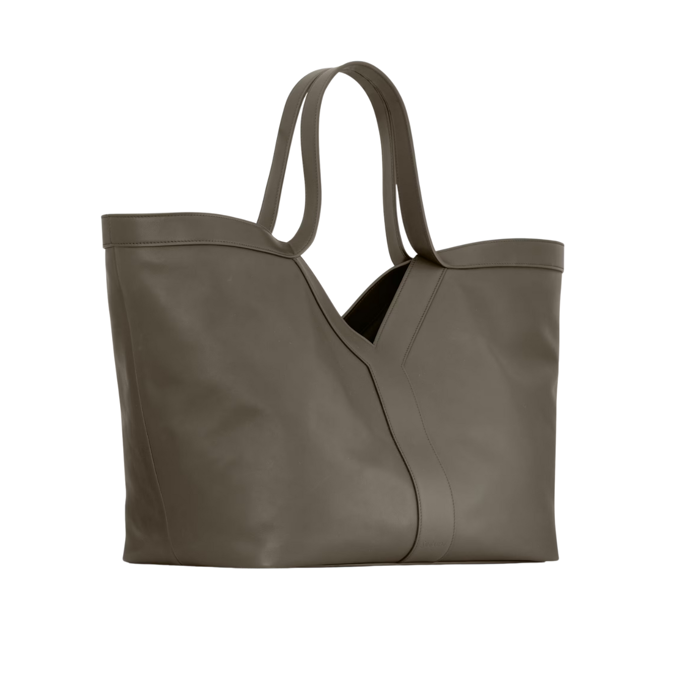 Visuel 2 : Saint Laurent | Cabas en cuir grainé light musk | Boutique Parenthese Bordeaux