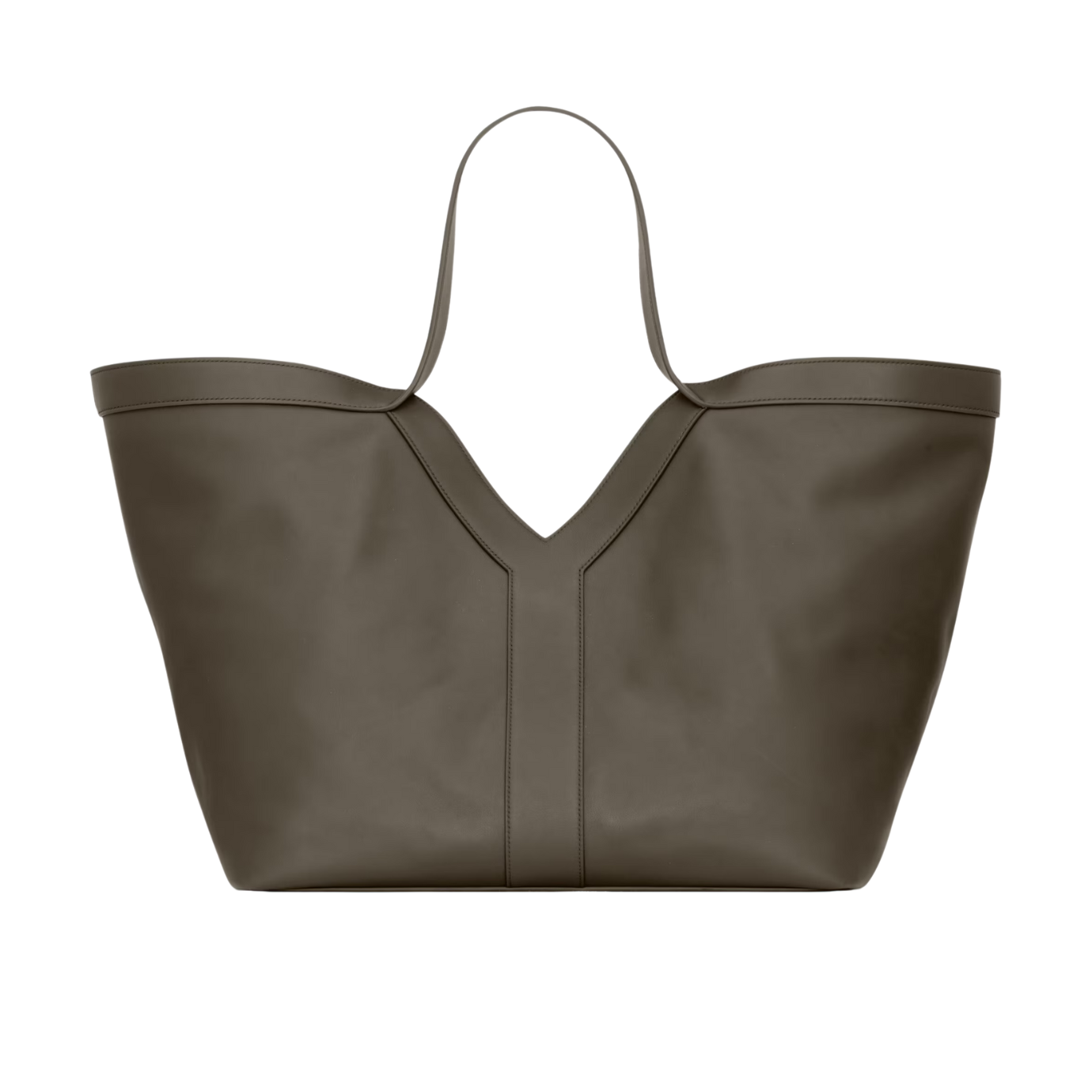 Visuel 3 : Saint Laurent | Cabas en cuir grainé light musk | Boutique Parenthese Bordeaux