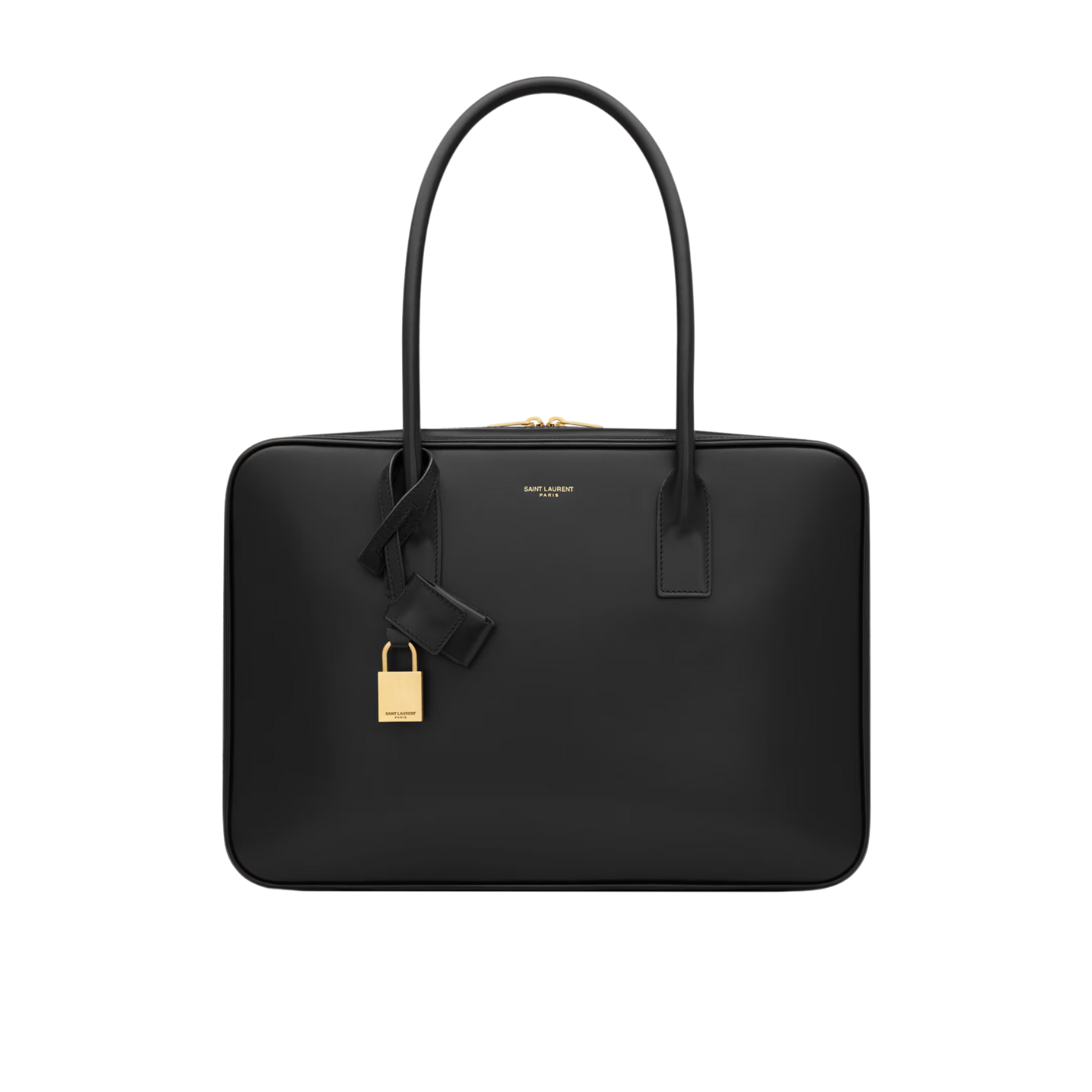 Visuel 1 : Saint Laurent| Sac Bauletto en cuir noir | Boutique Parenthese Bordeaux