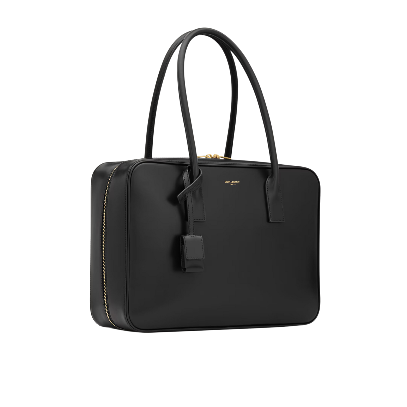 Visuel 2 : Saint Laurent| Sac Bauletto en cuir noir | Boutique Parenthese Bordeaux