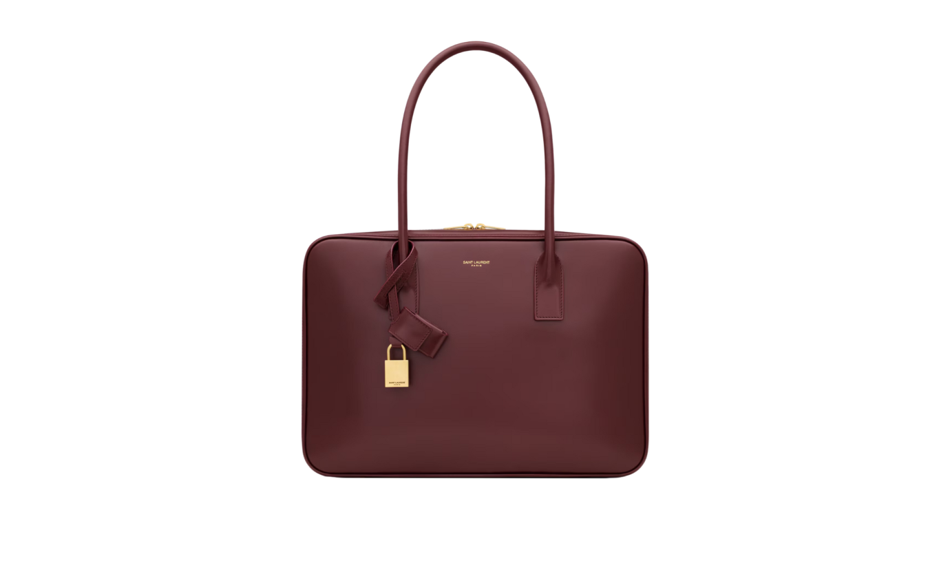 Visuel 1 : Saint Laurent| Sac Bauletto en cuir noir | Boutique Parenthese Bordeaux