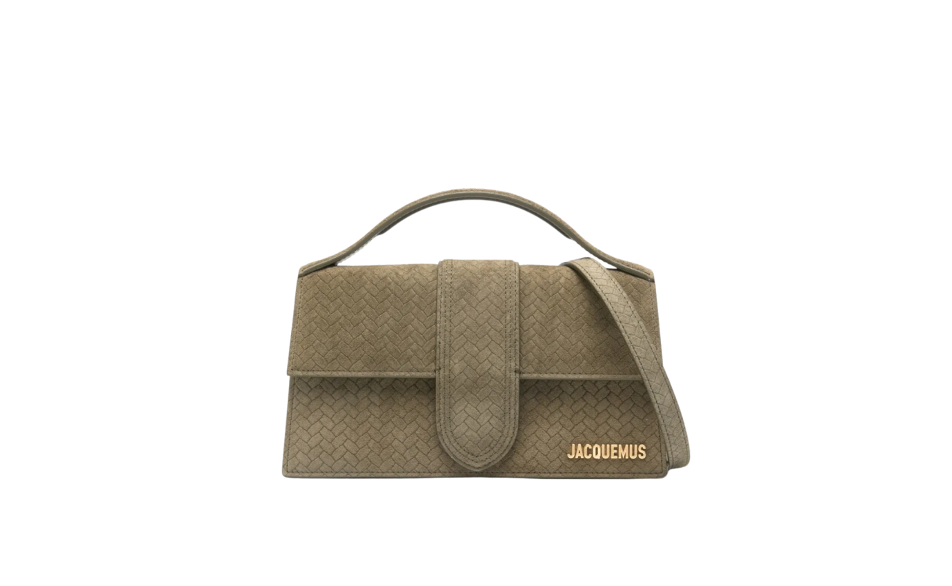 Visuel 1 : Jacquemus | Sac Le Grand Bambino Tressé Kaki| Boutique Parenthese Bordeaux