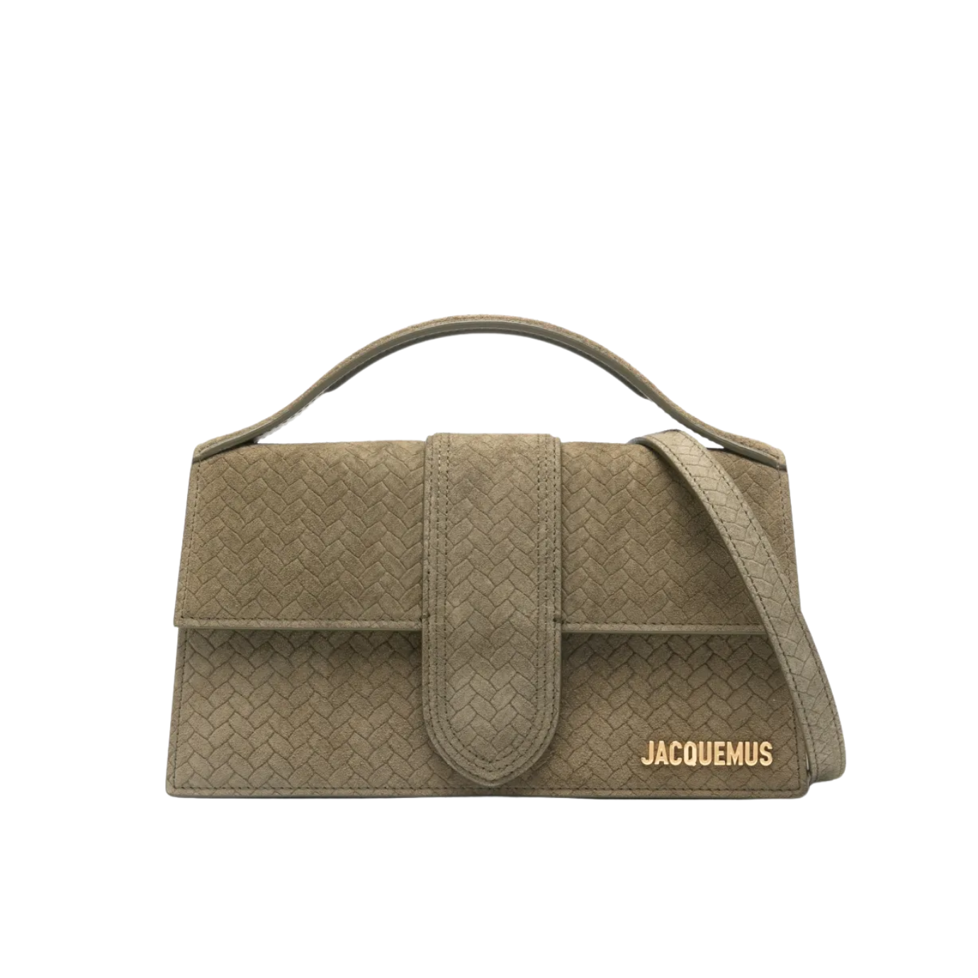 Visuel 1 : Jacquemus | Sac Le Grand Bambino Tressé Kaki| Boutique Parenthese Bordeaux