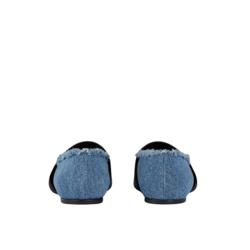 Visuel 5 : Collection Givenchy Bordeaux | Ballerine Sliced en cuir noir| Boutique de luxe Bordeaux