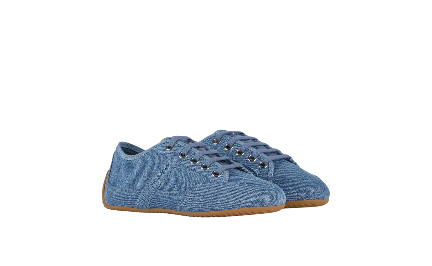 Visuel 1 : Collection Givenchy Bordeaux | Sneaker slim denim| Chaussures de Luxe Parenthese Bordeaux