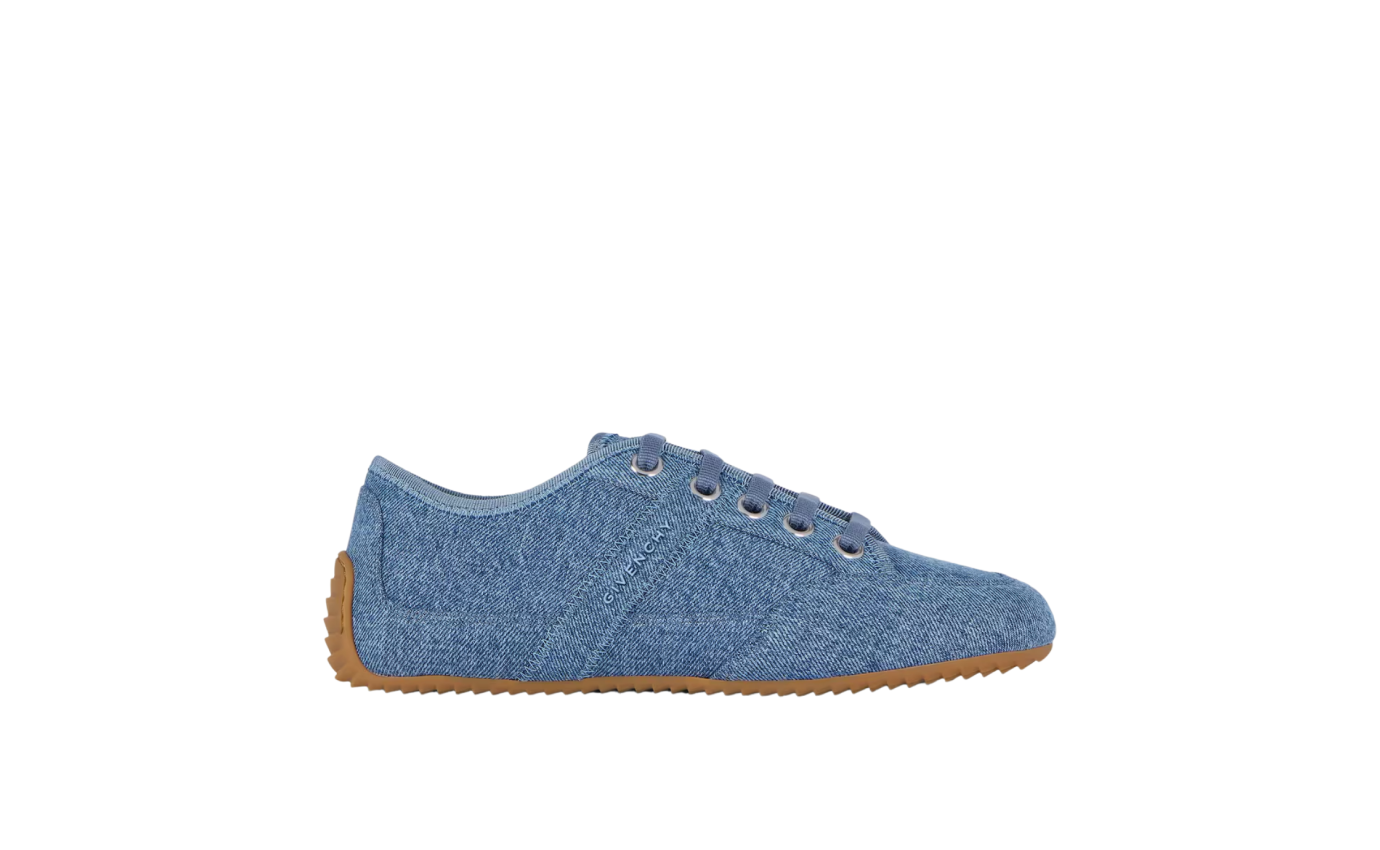 Visuel 1 : Collection Givenchy Bordeaux | Sneaker slim denim| Chaussures de Luxe Parenthese Bordeaux