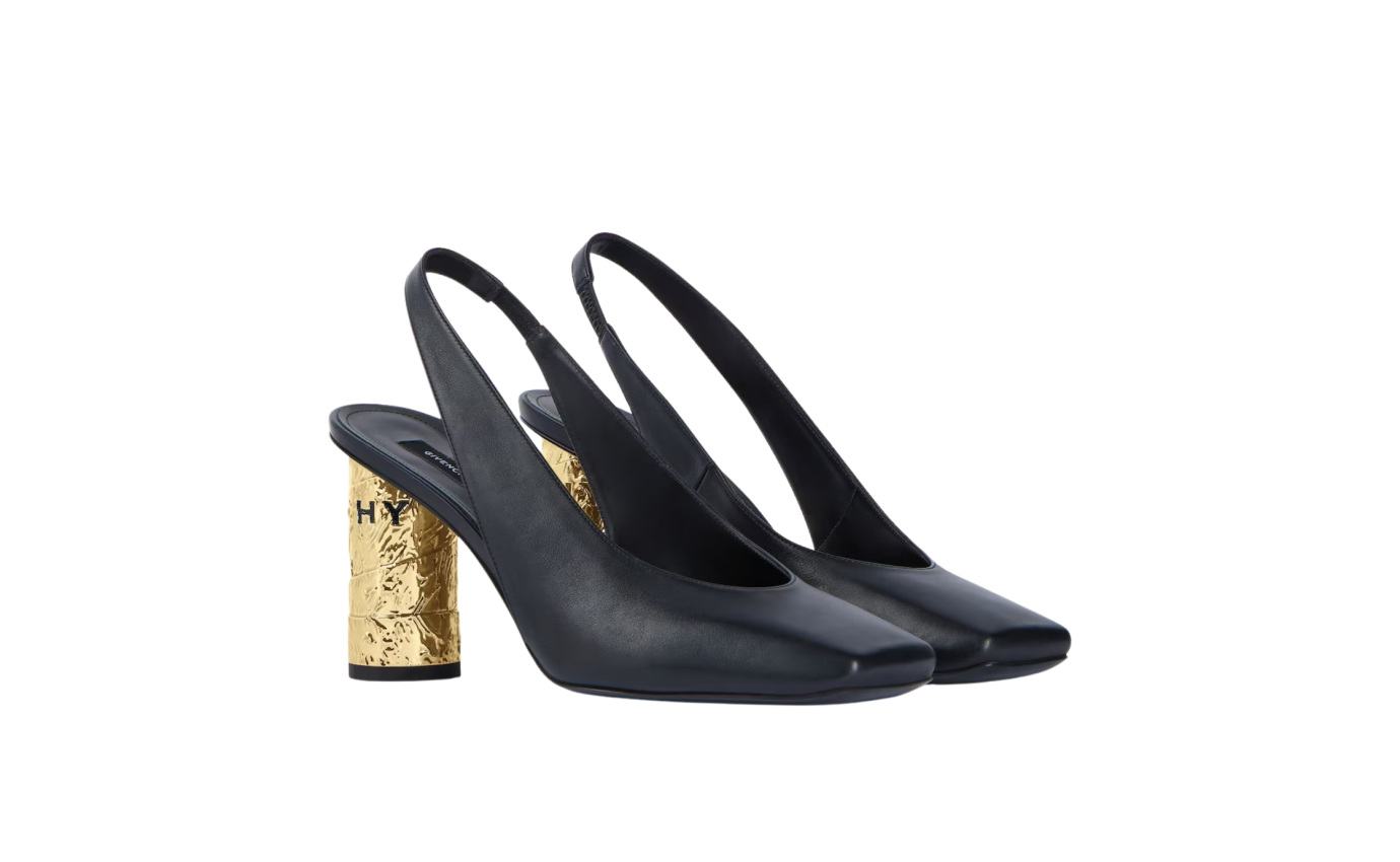 Visuel 1 : Collection Givenchy Bordeaux | Slingback tape 85 noir| Boutique Parenthese